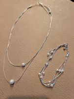 Perlenhalskette mit Armband