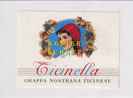 Etikette - Ticinella (Grappa nostrano ticinese) /bd