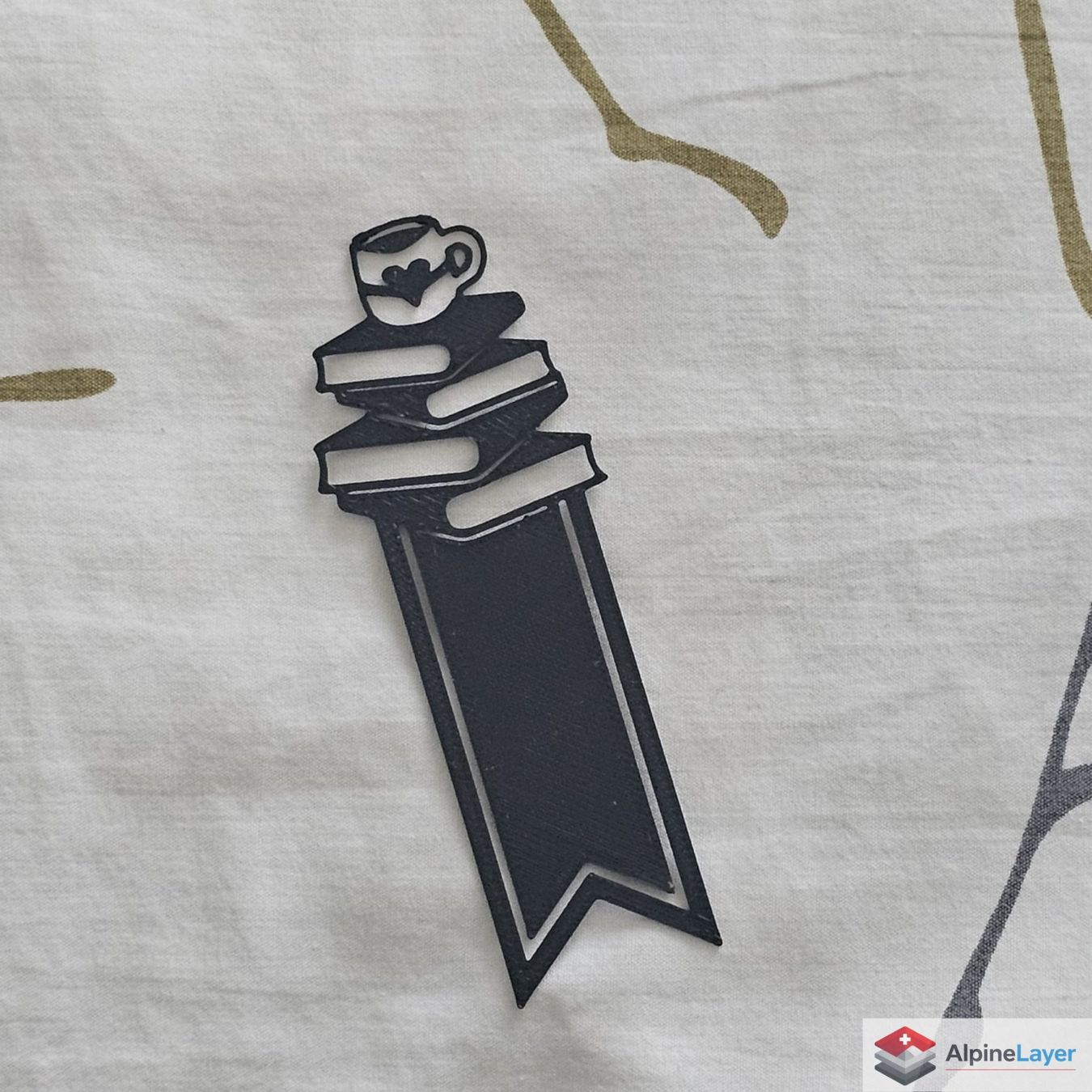 Altre raccolte & rarità: Coffee Book Bookmark 3D Printed – Black – Nuovo (secondo la descrizione) da Losone venduto da AlpineLayer 1