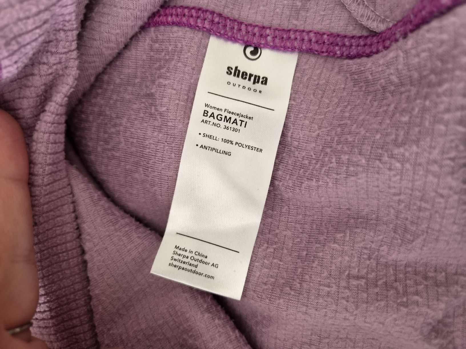 Sherpa Giacche: Sherpa Damen Midlayer, Grösse L, rosa – Usato da Niederrohrdorf venduto da Miripfiri 2