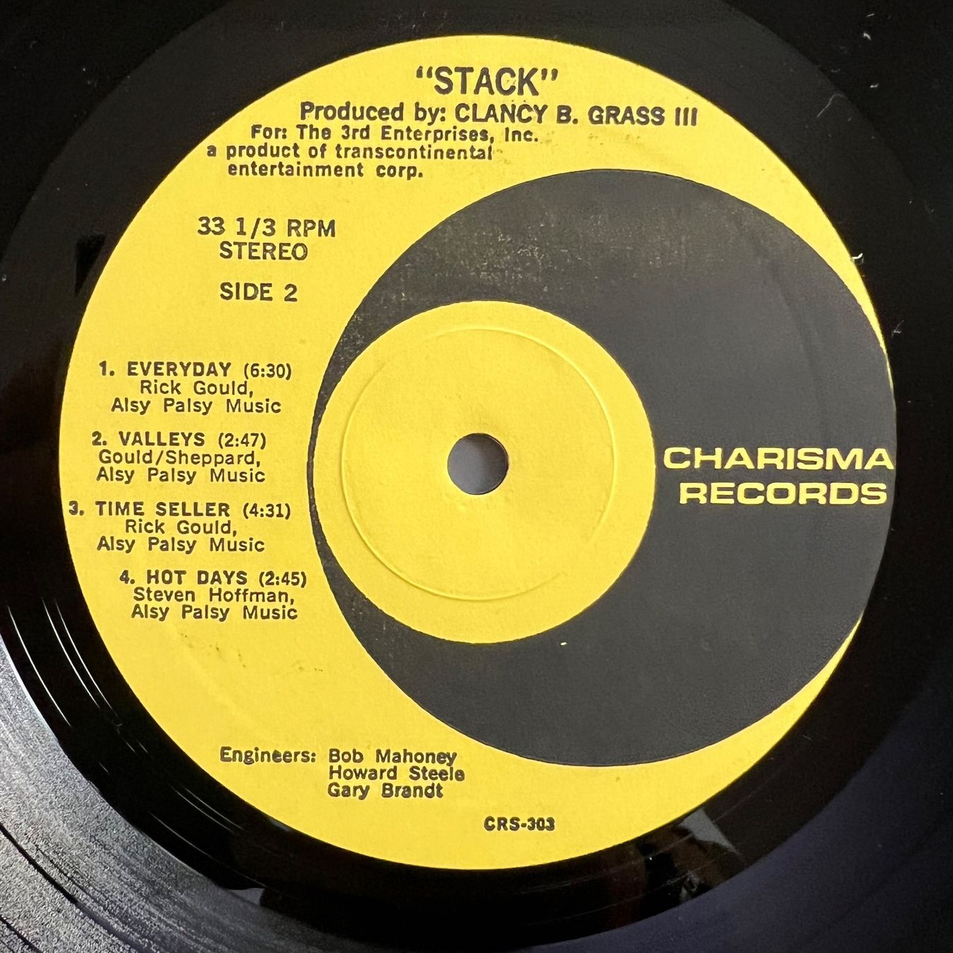 Vinyles: Stack - Above All / Italy-Press. 197? - TOP – D'occasion à Gais par soundcave57 2
