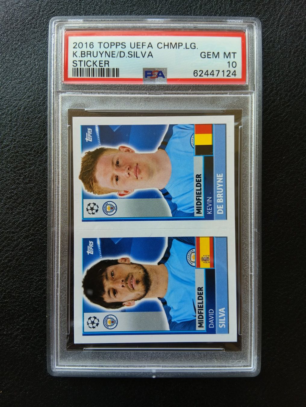 Panini Sammelbilder & Trading cards: 2016 Topps Kevin Bruyne Silva PSA 10 – Gebraucht aus Steinen von antikesundseltenes