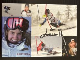 Autogrammkarte Joana Hählen Skirennfahrerin signiert