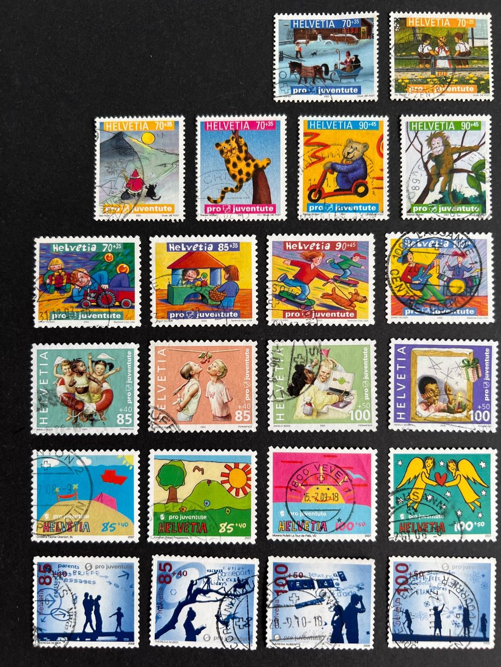 Alle Briefmarken: PJ Sätze von 2000-2022 gestempelt – Gebraucht aus Braunau von Desil2511 1