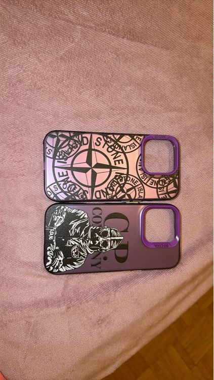 Coque IPhone 14 CP Company – Violet, Coque Arrière Rigide (neuve)