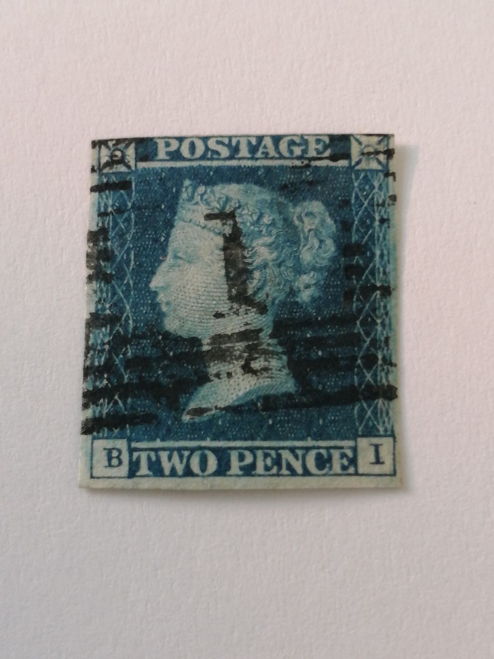 Tutti i francobolli: Two Pence Blue 1841, Platte 3 – Usato da Happerswil venduto da tschergi
