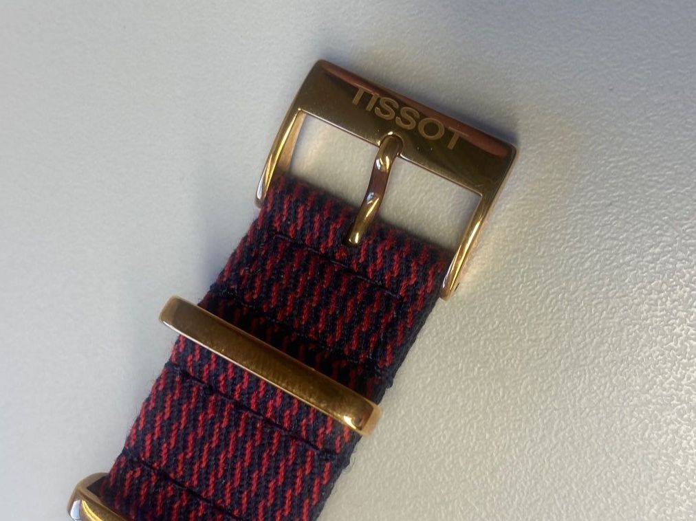 Tissot Orologi: TISSOT Uhrenarmband Textil 19 mm – Nuovo (secondo la descrizione) da St. Gallen venduto da galluswatches 2
