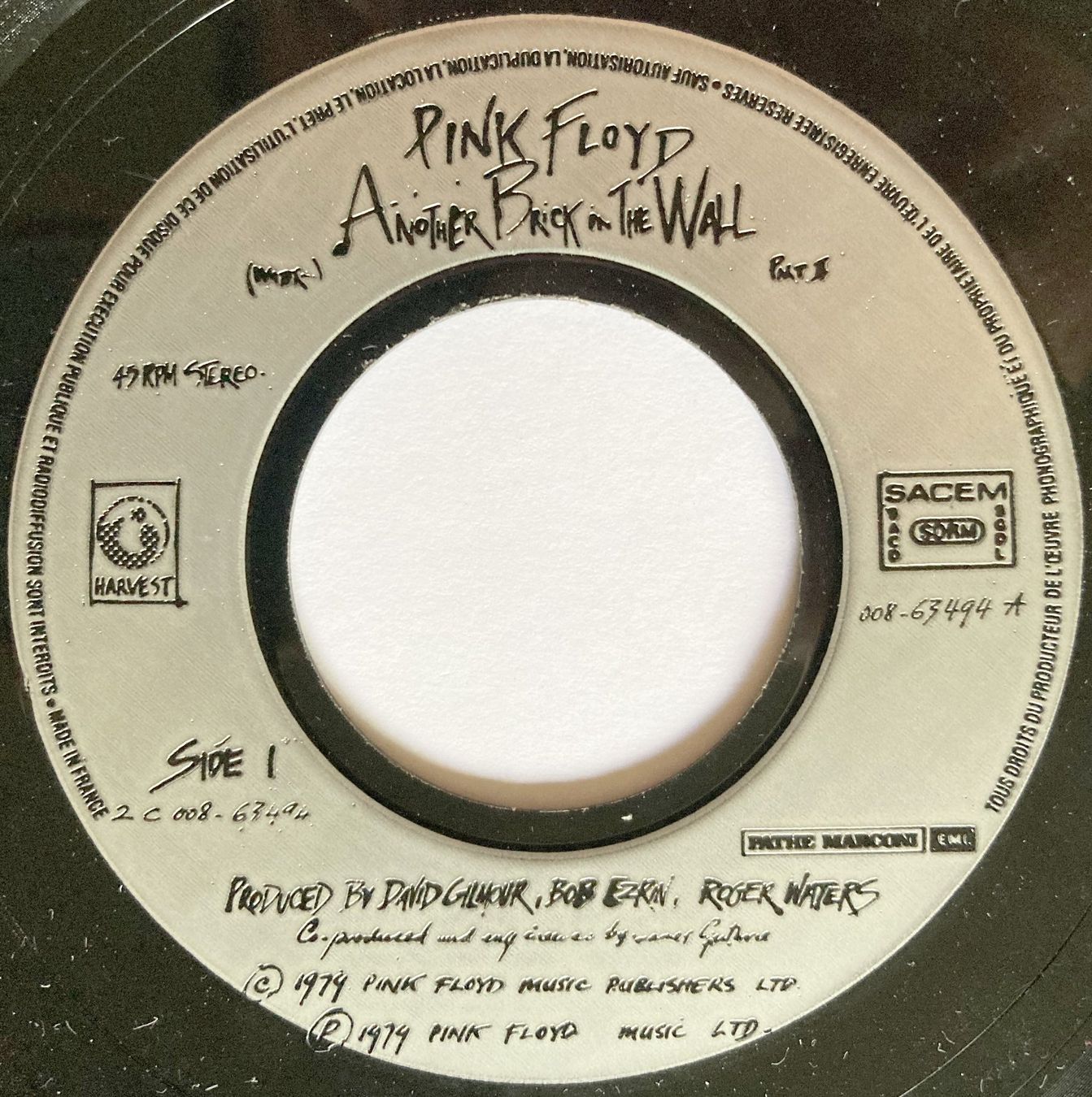 Dischi in vinile: PINK FLOYD - ANOTHER BRICK IN THE WALL PART II – Usato da Bottens venduto da hotter-than-hell 2