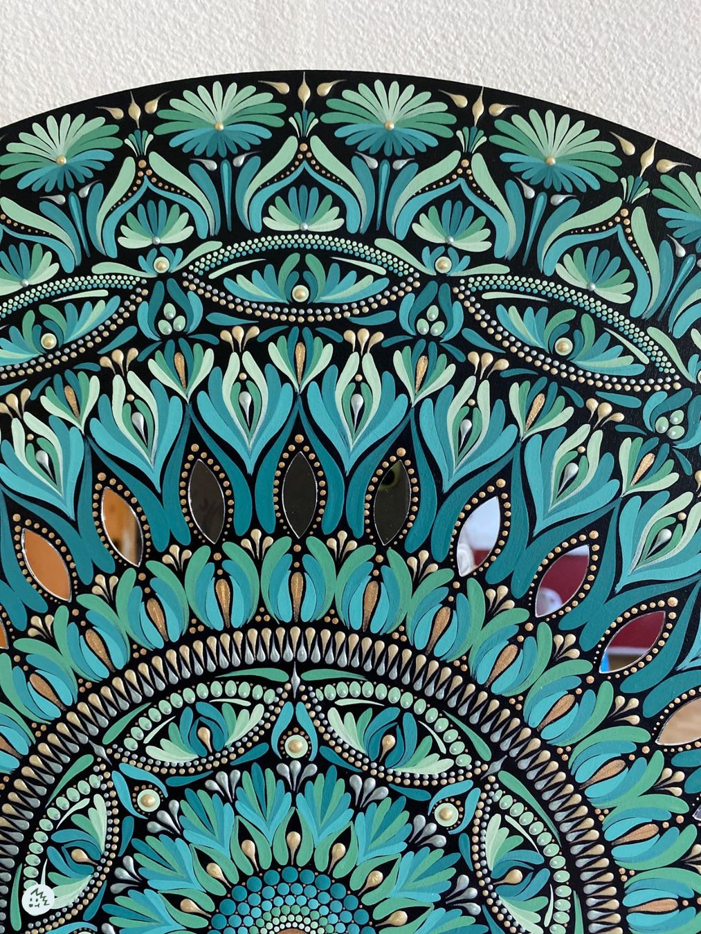 Dipinti: Mandala auf Holz, Mandala Bild, Gemälde, Geschenk, Kunst – Nuovo e nell'imballaggio originale da Fanas venduto da Omibia 1