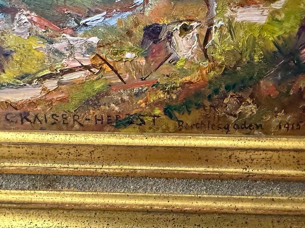 Dipinti: Carl Kaiser-Herbst: Öl um 1915 – Usato da Caslano venduto da alaniselin 1