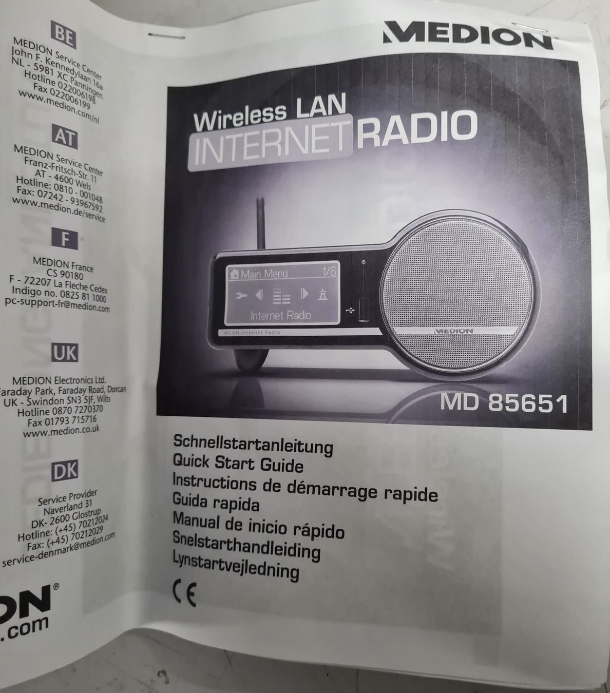 Medion Radio: Medion Internetradio, Wireless, FM, MP3, Wecker – Usato da Horw venduto da Arta20000 6