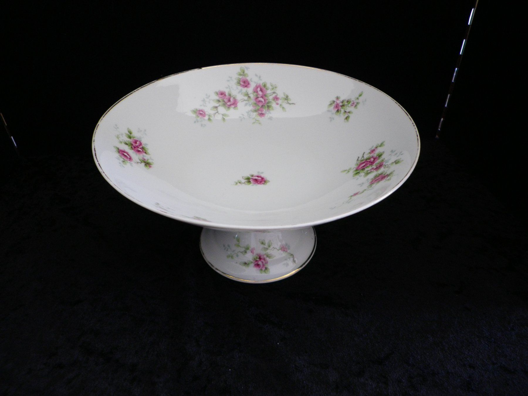Ciotole: Fuss-Schale Limoges mit Blumendekor – Usato da Reinach BL venduto da Annodomini 5