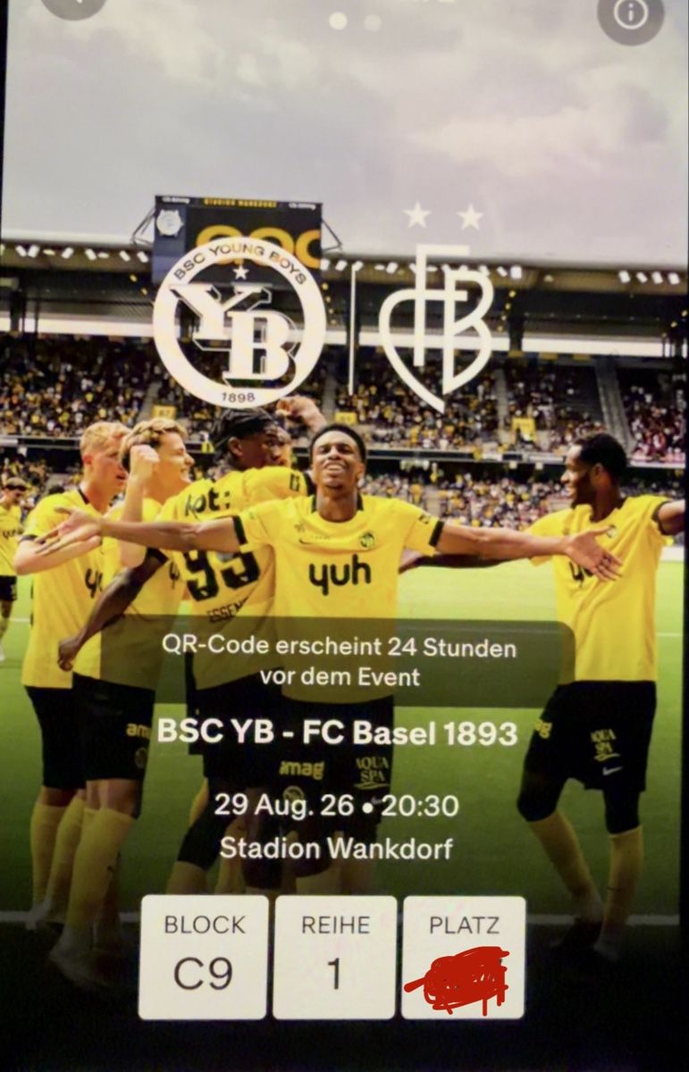 Billets: YB vs FC Basel – Neuf avec emballage d'origine à Langenthal par omar96 1