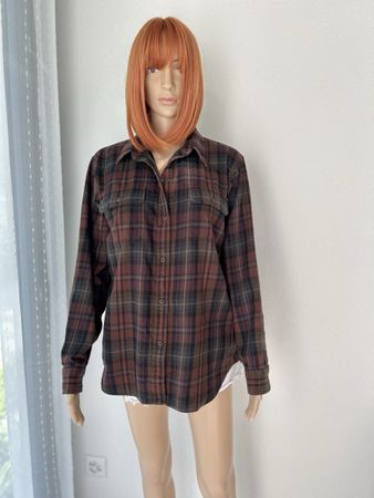 Lauren Ralph Lauren Plaid Flannel Shirt Size L Autumn Warm C