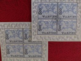 2x Stickerei Block  **/o