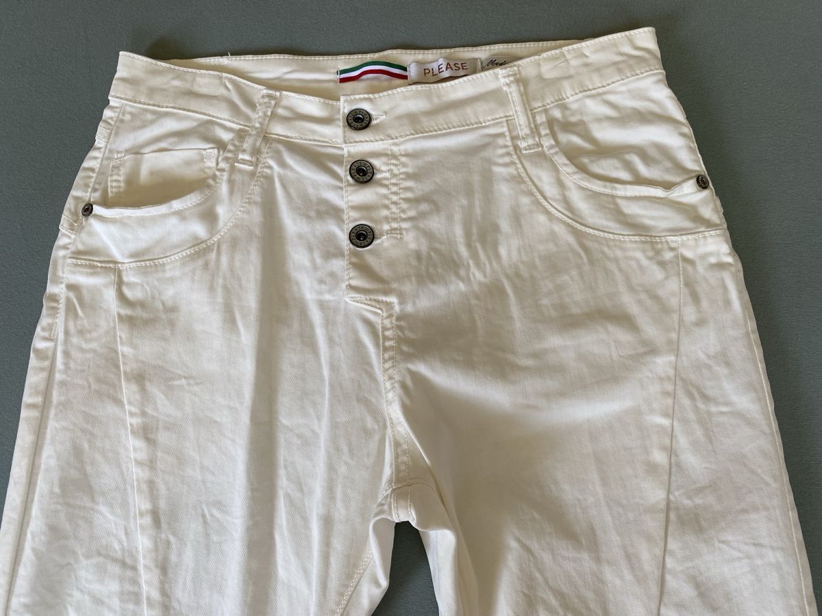 Please Jeans Hosen: Please Hose Baggy neu, ecru medium – Neu und originalverpackt aus Hünibach von nadalila 3