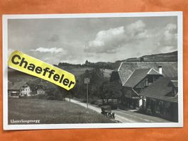 Alte Ansichtskarte Unterlangenegg BE. Top