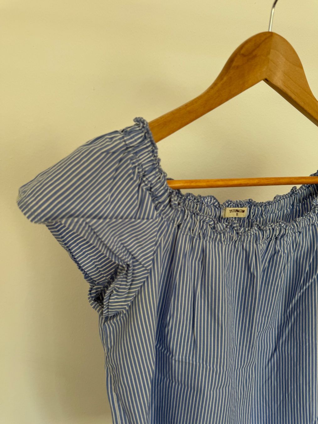 Blusen: Sommer Bluse gestreift, Gr. S, Schulterfrei – Gebraucht aus Kriens von MeinKleiderschrank 2