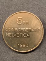 5 Schweizer - Franken 1990 B Gottfried Keller