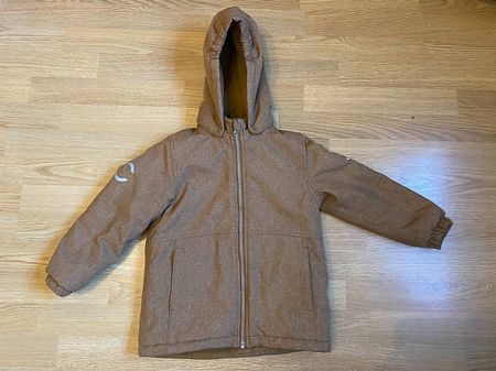 Winterjacke Jacke Mikkline Braun Beige Top Gr. 110/116