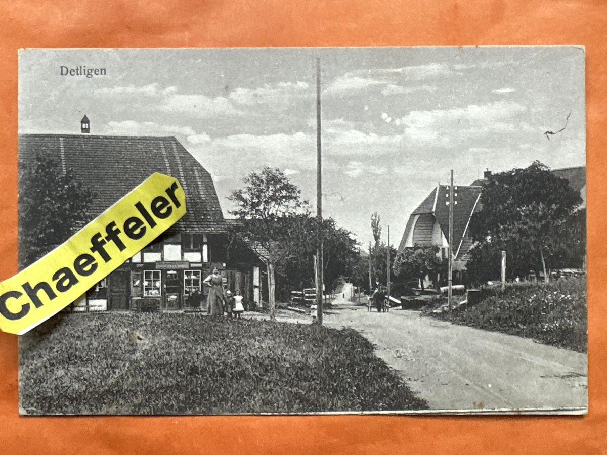 Cartoline postali: 1925 Originale alte Ansichtskarte von Detligen BE,m – Usato da Zürich venduto da Chaeffeler