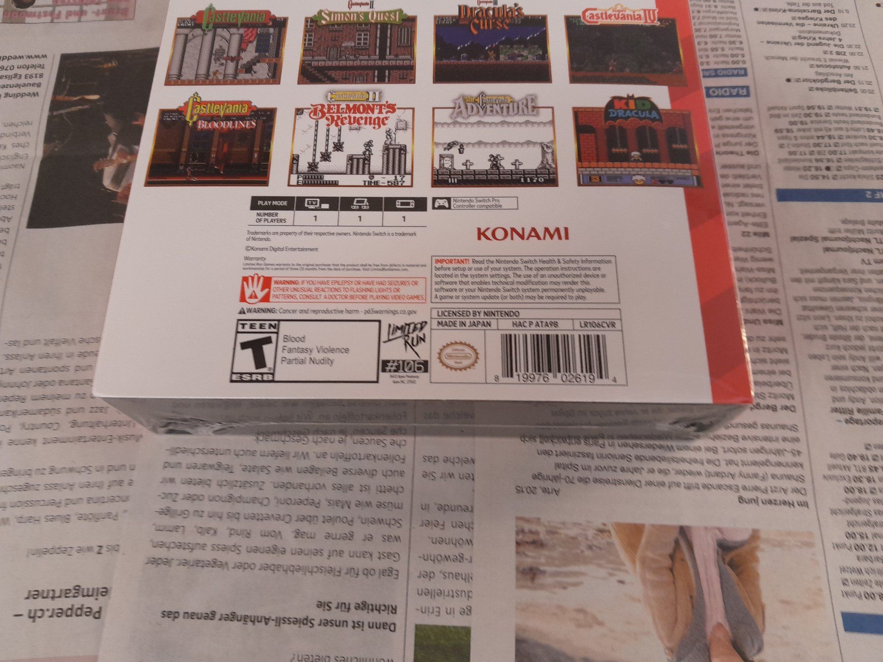 Nintendo Giochi: Nintendo Switch Castlevania Limited Run! – Nuovo (secondo la descrizione) da Rüti ZH venduto da Alemanni 7
