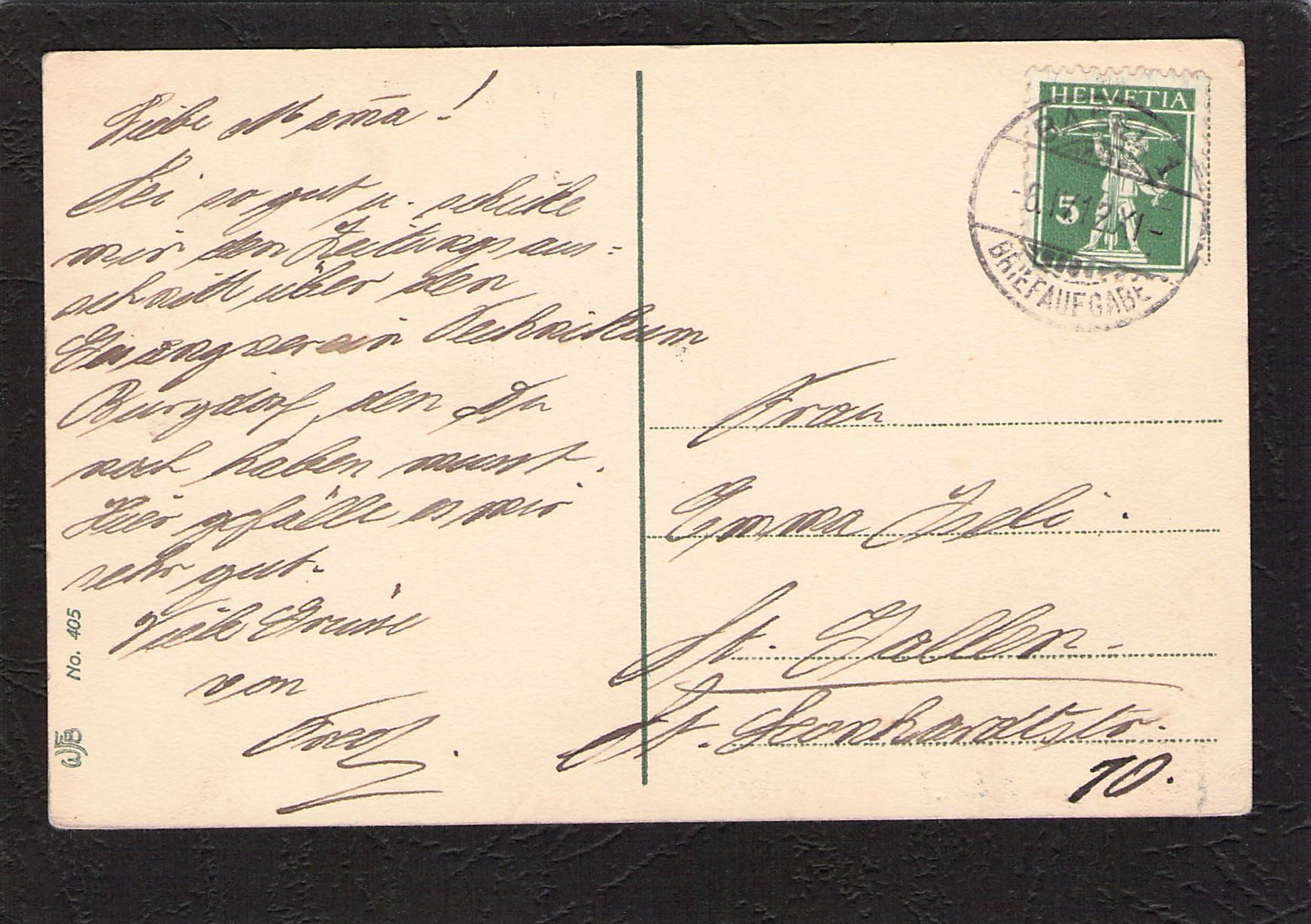 Ansichtskarten: .Basel,Bundes-Bahnhof, Oldtimer,Kutschen ,gel. 1912 – Gebraucht aus Reichenburg von Pipo-67 1