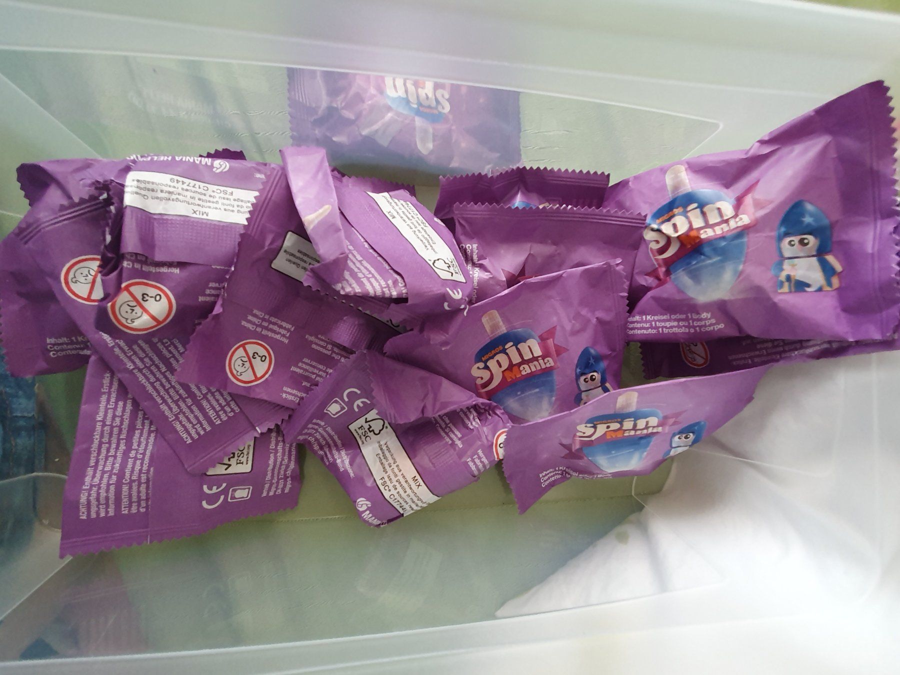 Migros Giocattoli: Spin Mania 15 Stück – Nuovo e nell'imballaggio originale da Klingnau venduto da Fee1960 1