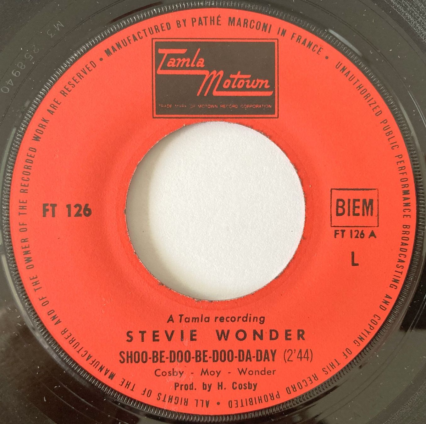 Vinyles: STEVIE WONDER - SHOO-BE-DOO-BE-DOO-DA-DAY – D'occasion à Bottens par hotter-than-hell 2