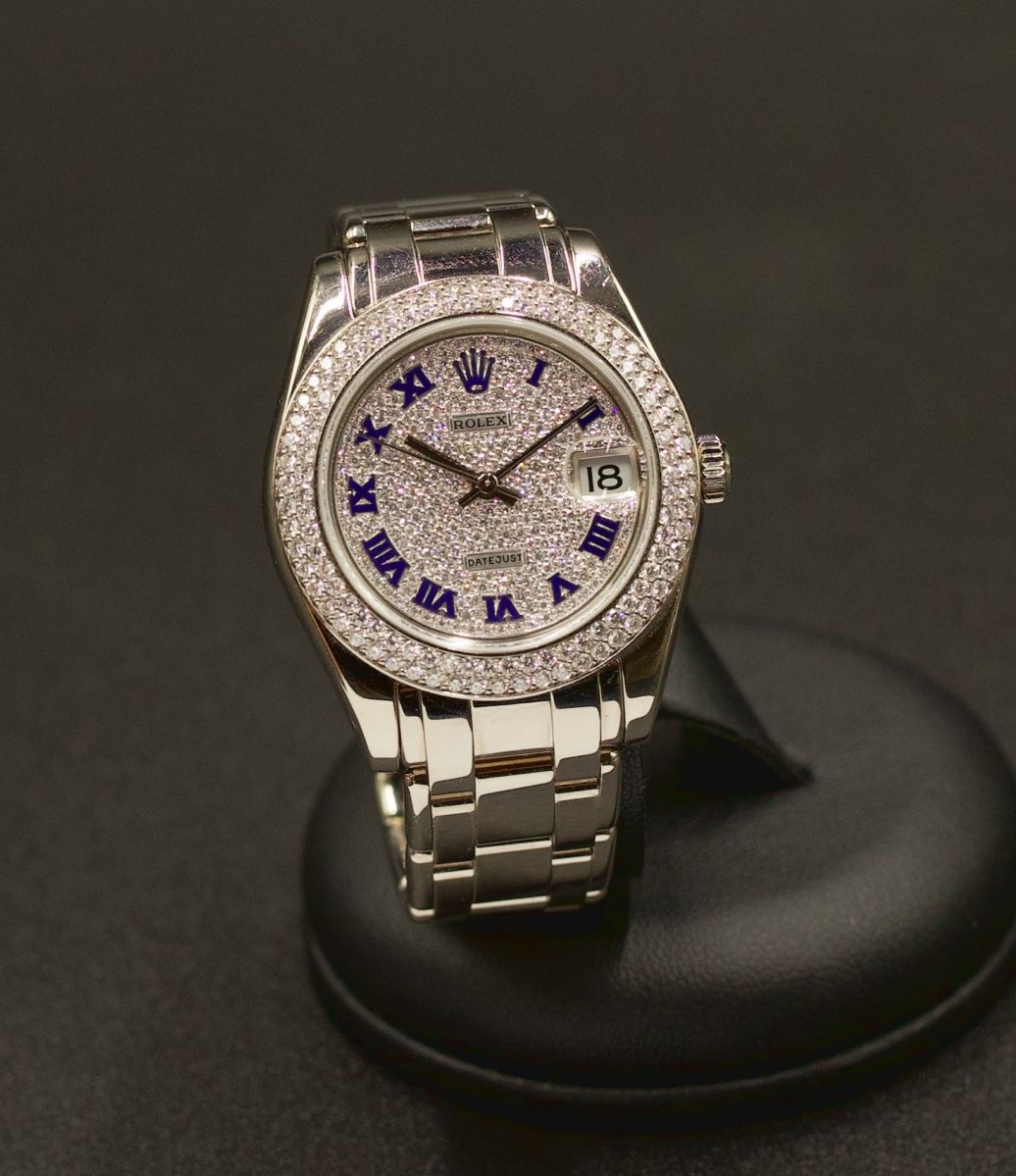 Rolex Orologi: Rolex Datejust Pearlmaster - White Gold - Diamonds – Usato da Lausanne venduto da Tawatch 2