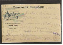 carte postale chocolat Suchard 1904 obl. Tramelan Dessus