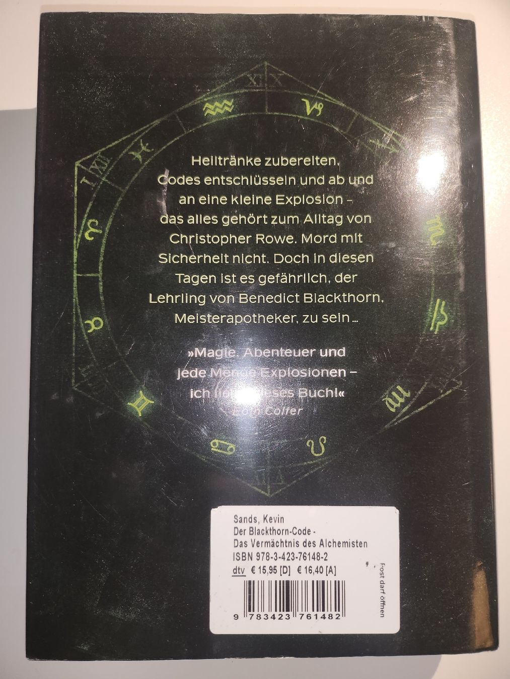 Bücher: Blackthorn Code - Das Vermächtnis des Alchemisten – Gebraucht aus Dietikon von Buchantiqdietikon 1