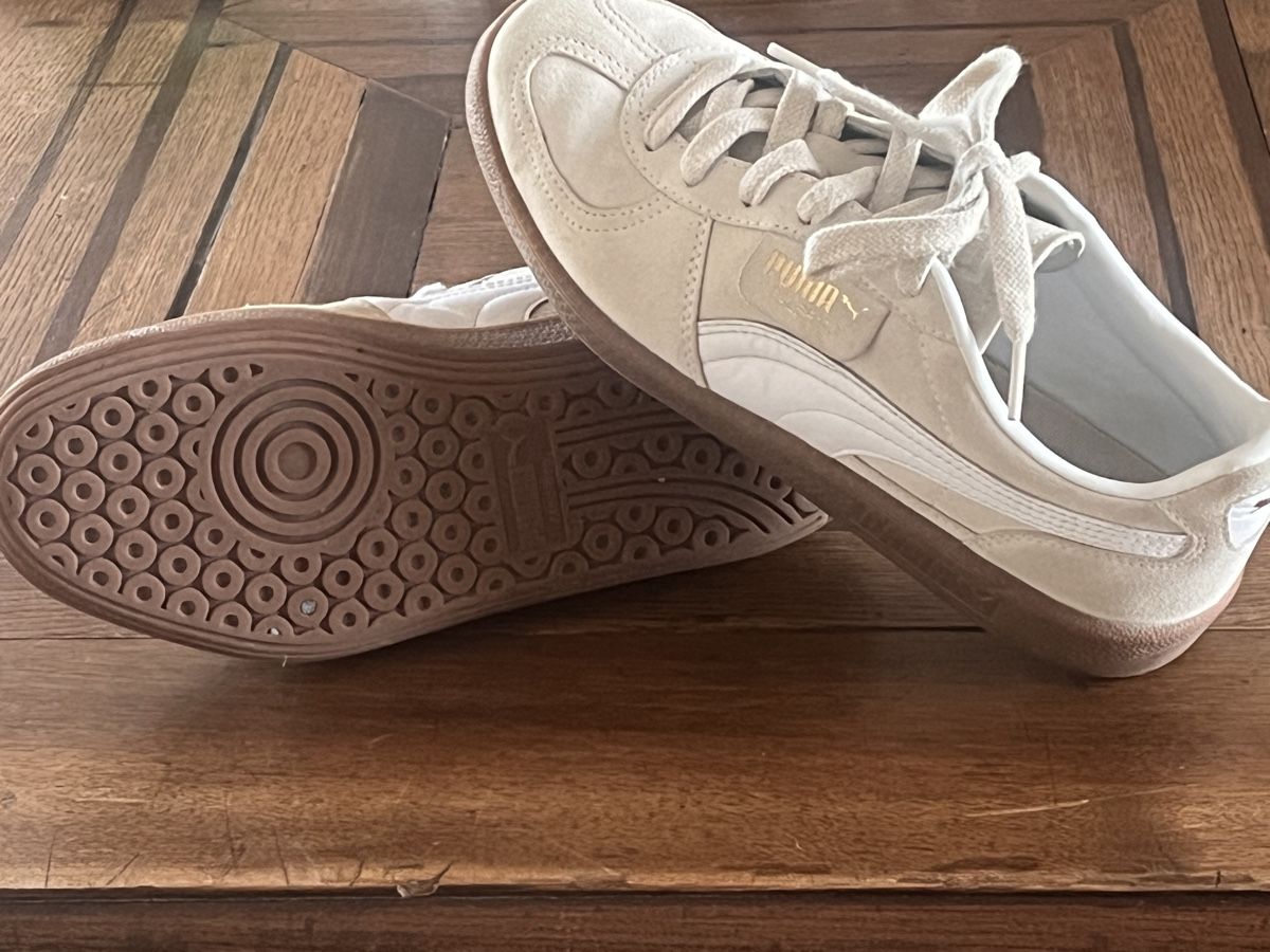 Puma Herrenschuhe: Puma Palermo Sneaker beige, Grösse 38 – Gebraucht aus Laupen BE von Rohe5500 1