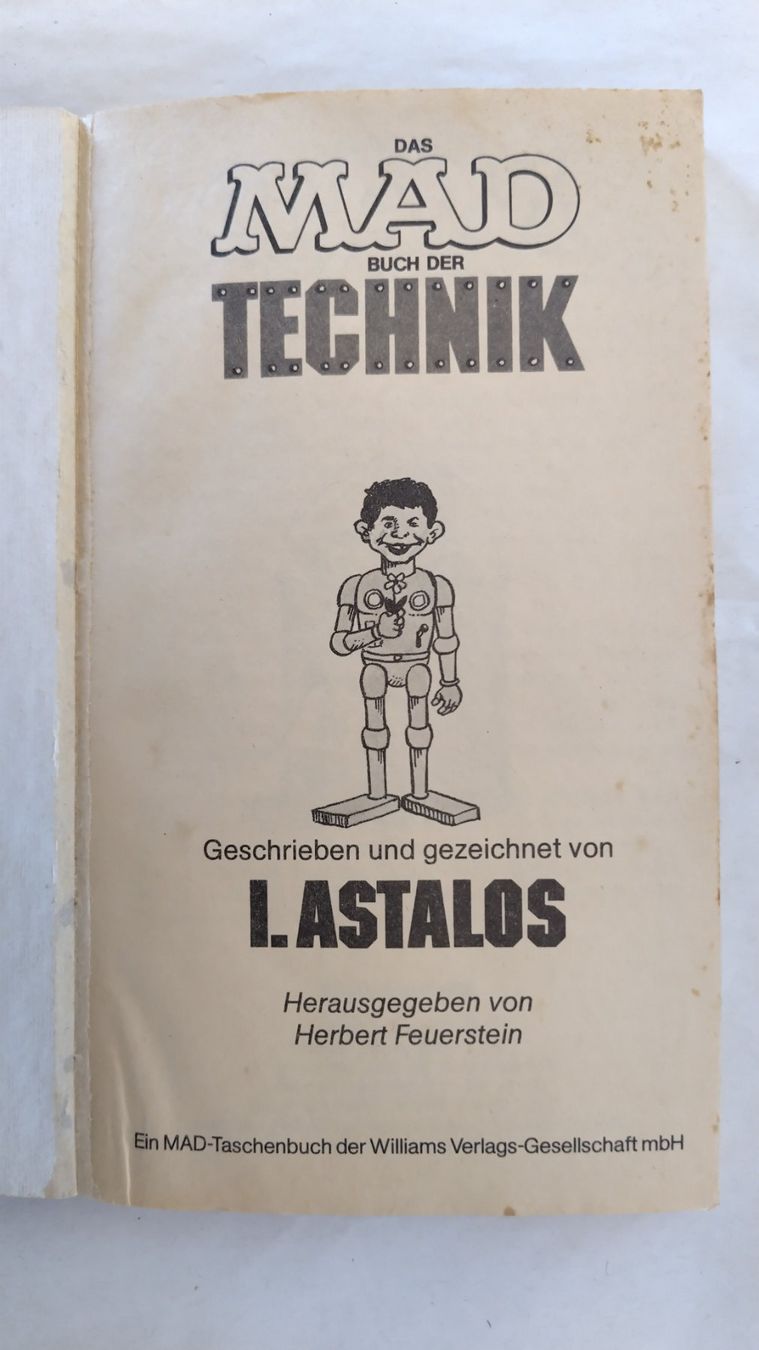 Fumetti: Das MAD Buch der Technik / Taschenbuch Nr. 21 ab Fr. 4.- – Usato da Bellach venduto da JingleJerry 2