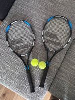 2 Tennisschläger + 2 Tennisbälle