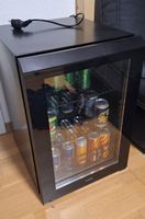 Bevora 65cm 62L Getränkekühlschrank mit Glastür Schwarz