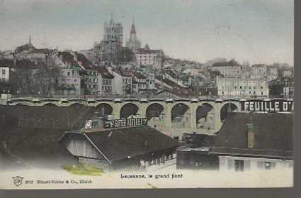 Ansichtskarten: carte postale Lausanne – Gebraucht aus Sorvilier von carose01