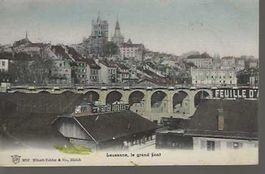 carte postale Lausanne