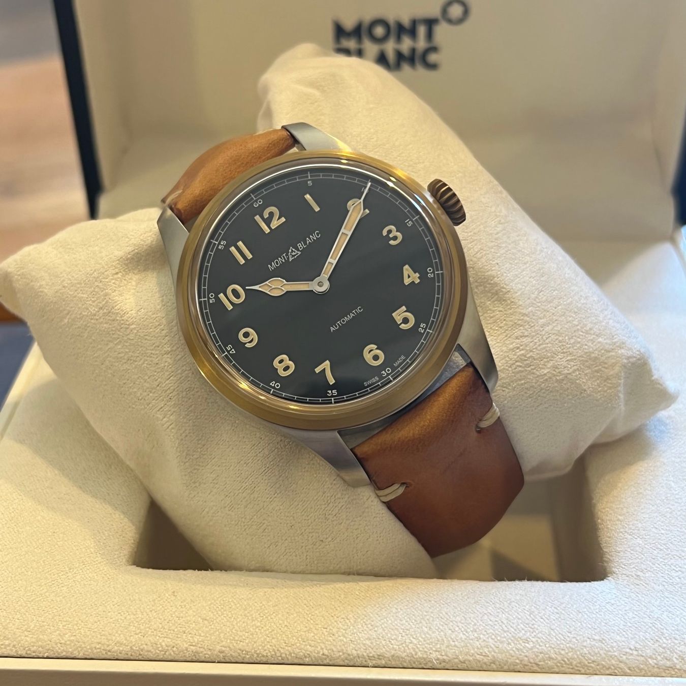 Montblanc Uhren: FLASH SALE Montblanc 1858 Automatic Full Set MB116241 – Gebraucht aus Carouge GE von Watchaser 7
