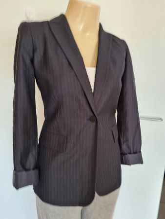 Calvin Klein Blazer dunkelgrau Nadelstreifen gr S