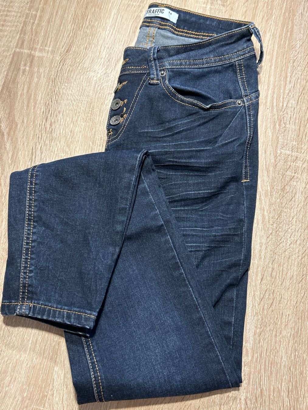 Jeans: Jeans dunkelblau von Traffic Gr. 34 – Usato da Brunnen venduto da Nala2929