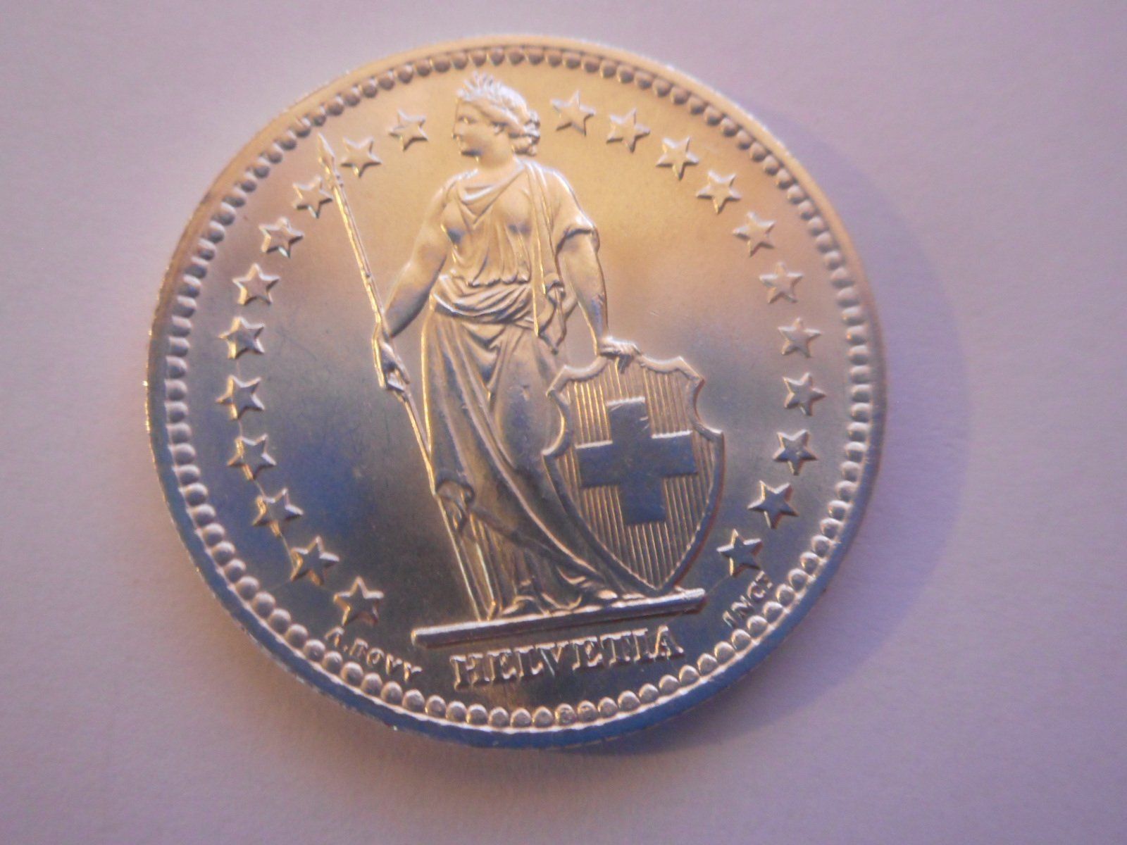 Tutti le monete: 2 Fr. 1947 silber  unz/stgl – Nuovo (secondo la descrizione) da Kriegstetten venduto da pizlad2010 3