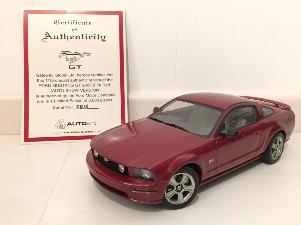 AUTOart Ford Mustang FR500C #55 2008 – Échelle 1/18, Miniature De Collection