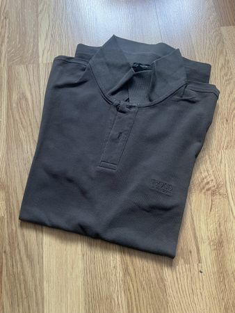 BOSS Polo Shirt Dunkelgrau Grösse L