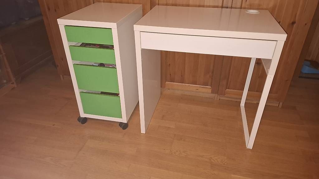 Scrivanie: Ensemble bureau et meuble tiroir IKEA – Usato da Essertes venduto da ast_mk5t