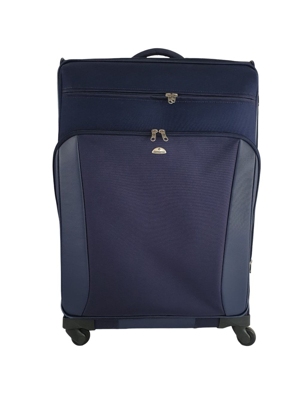 Samsonite Reisekoffer: SAMSONITE- Softschalenkoffer, gross, dunkelblau – Gebraucht aus Wangen b. Olten von Restwert_Wangen