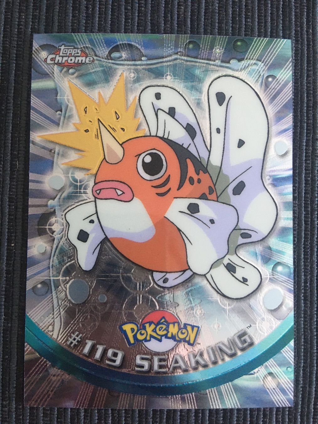 Pokémon Sammelbilder & Trading cards: Pokemon Seaking Holo Topps Chrome Series 2 vintage 2000 – Neu (gemäss Beschreibung) aus Wabern von Collectfun