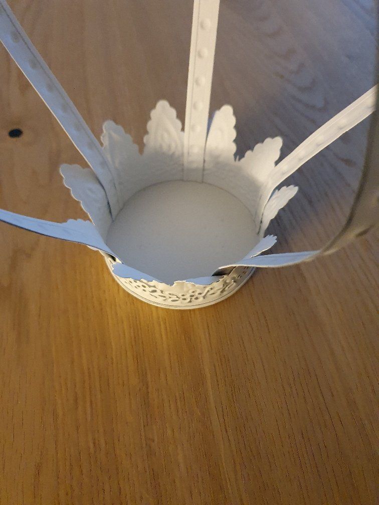 Portacandele: Shabby Chic Deko Krone – Usato da Basel venduto da Kikki6 2
