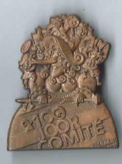 Basler Plaketten & Abzeichen: Fasnachtsplakette Basel, "Blaggedde" 2010 (Bronce) – Gebraucht aus Zürich von t24_de