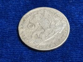 Silbermünze Peru 1901 1 Sol gebraucht guter Zustand
